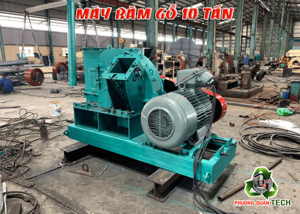 Máy băm gỗ 10 tấn
